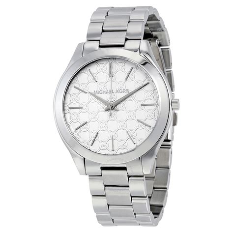 michael kors silver runway watch.